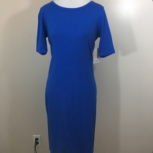 LuLaRoe Bright Blue Julia Dress
